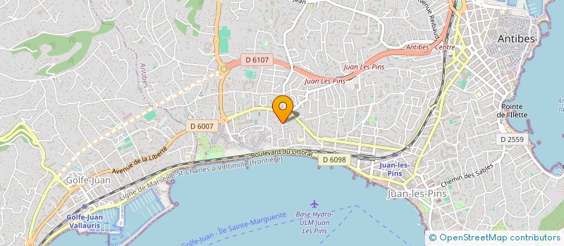 localisation de l'entreprise MADAME SYLVIE LETREUX à ANTIBES