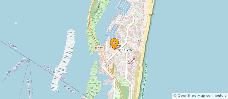 localisation de l'entreprise MADAME SYLVIE LEURETTE  LEUCATE