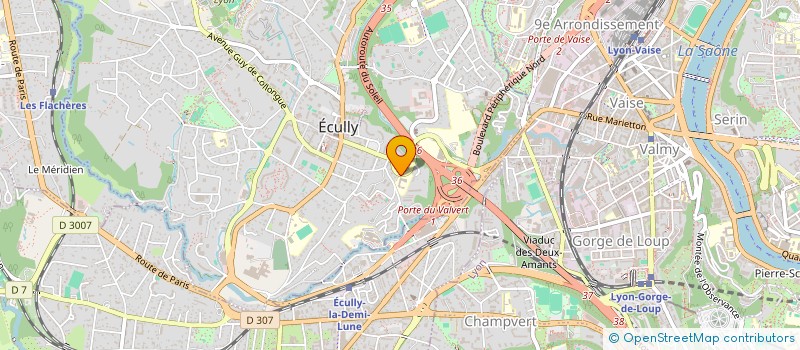 localisation de l'entreprise MADAME SYLVIE LEVEILLE  ECULLY