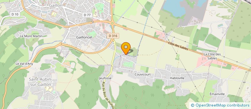 localisation de l'entreprise MADAME SYLVIE LEVILLAIN  GAILLON