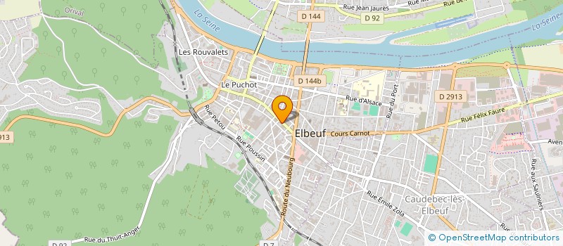 localisation de l'entreprise MADAME SYLVIE LHOMME  ELBEUF