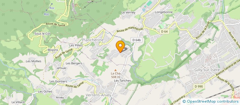 localisation de l'entreprise MADAME SYLVIE LHOMME  PLANCHERINE