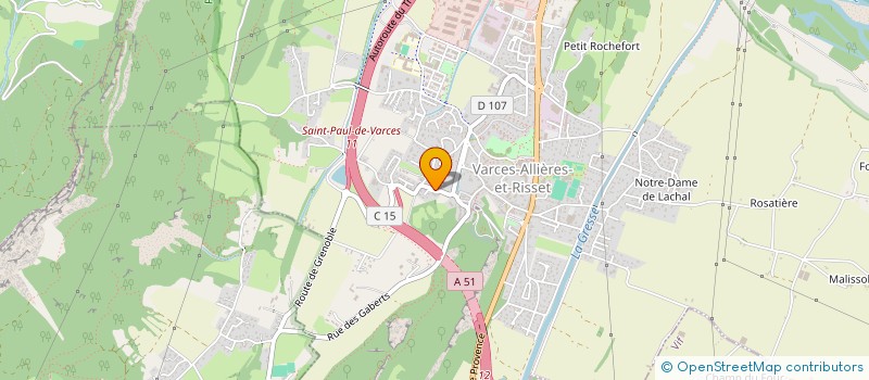 localisation de l'entreprise MADAME SYLVIE LIBRALATO  VARCES-ALLIERES-ET-RISSET