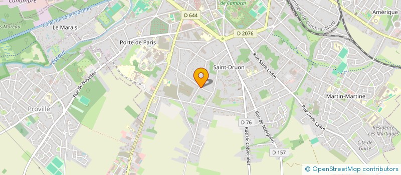 localisation de l'entreprise MADAME SYLVIE LIEBAR  CAMBRAI