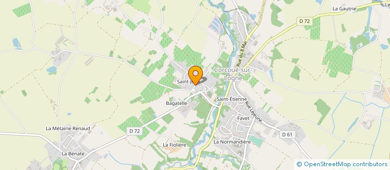 localisation de l'entreprise MADAME SYLVIE LIENARD à CORCOUE-SUR-LOGNE