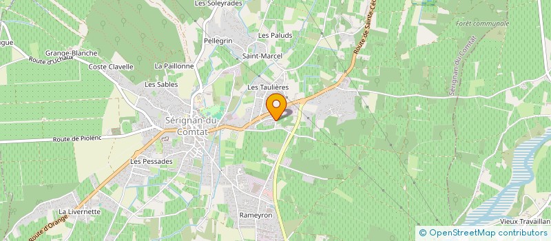 localisation de l'entreprise MADAME SYLVIE LIESSE  SERIGNAN-DU-COMTAT