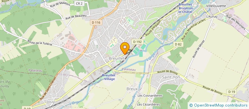localisation de l'entreprise MADAME SYLVIE LILAMAND à BREUILLET