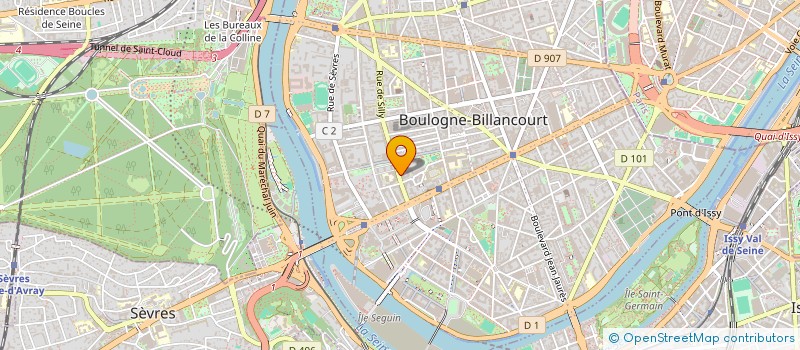 localisation de l'entreprise MADAME SYLVIE LIMOUSIN à BOULOGNE BILLANCOURT