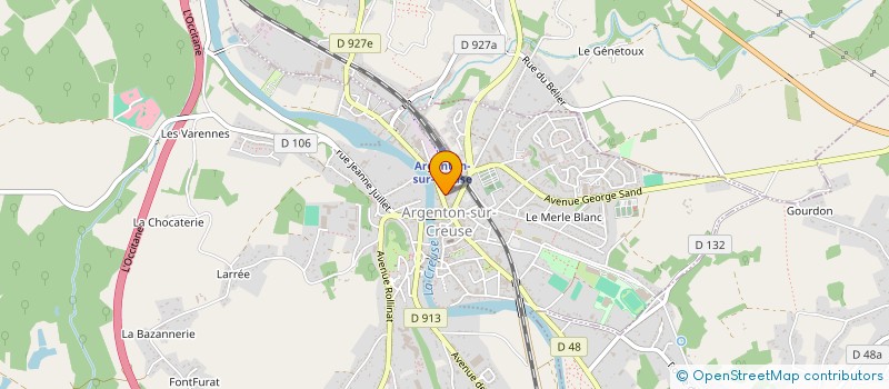 localisation de l'entreprise MADAME SYLVIE LIST à ARGENTON-SUR-CREUSE