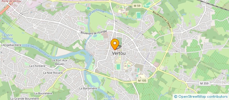 localisation de l'entreprise MADAME SYLVIE LIVENAIS  VERTOU