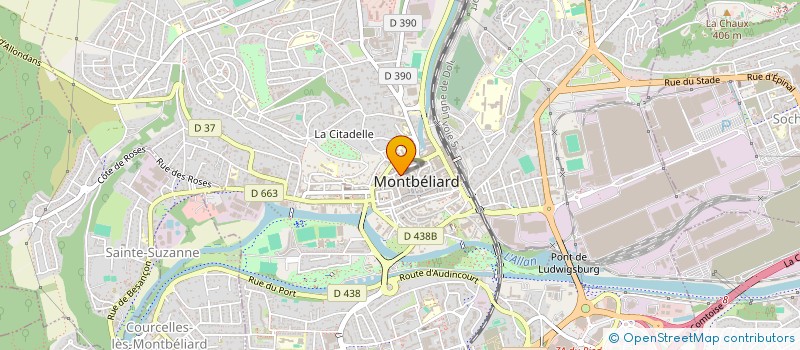 localisation de l'entreprise MADAME SYLVIE LIXI à MONTBELIARD