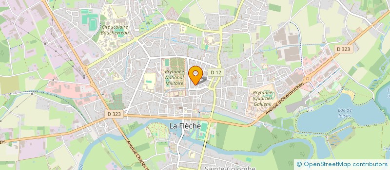 localisation de l'entreprise MADAME SYLVIE LIZON à LA FLECHE