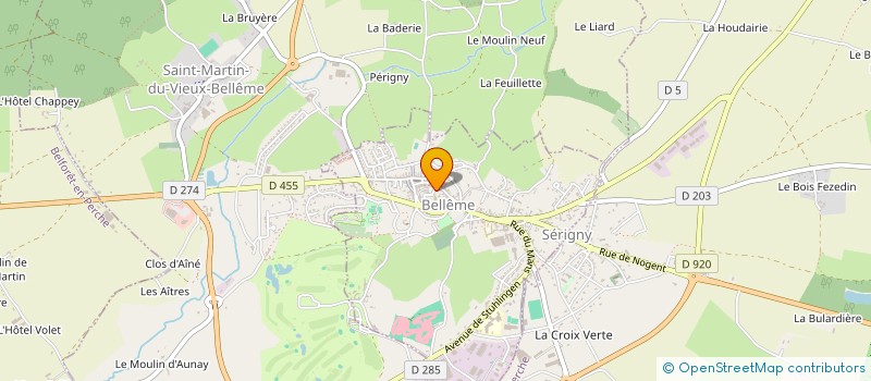 localisation de l'entreprise MADAME SYLVIE LOBSTEIN à BELLEME