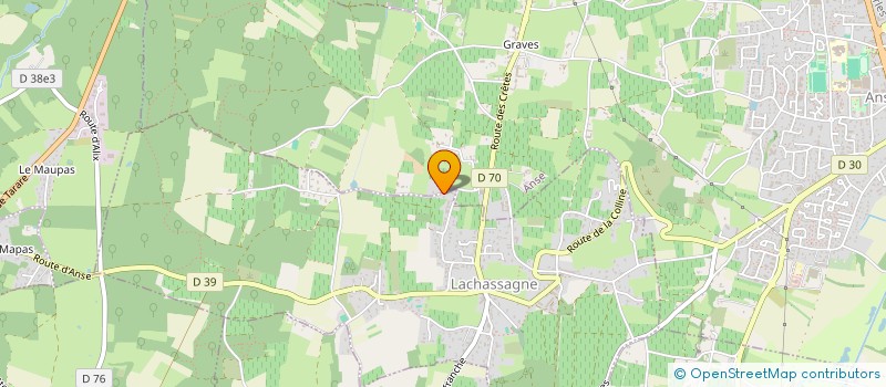 localisation de l'entreprise MADAME SYLVIE LOFFEL  LACHASSAGNE