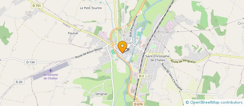localisation de l'entreprise MADAME SYLVIE LOGEAIS à CHALAIS