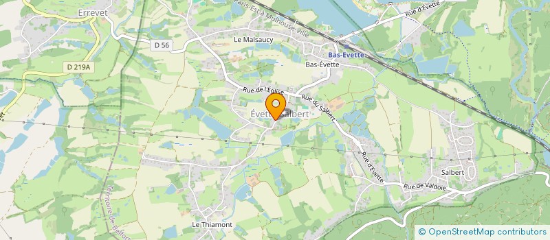 localisation de l'entreprise MADAME SYLVIE LOMBARDO à EVETTE-SALBERT