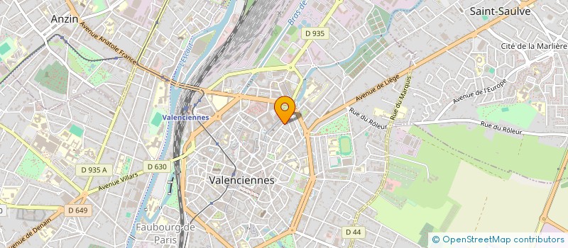 localisation de l'entreprise MADAME SYLVIE LONGFILS à VALENCIENNES