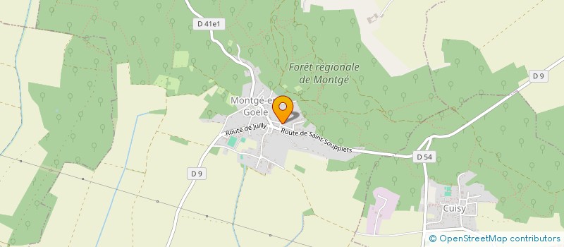 localisation de l'entreprise MADAME SYLVIE LONGUEMART  MONTGE-EN-GOELE