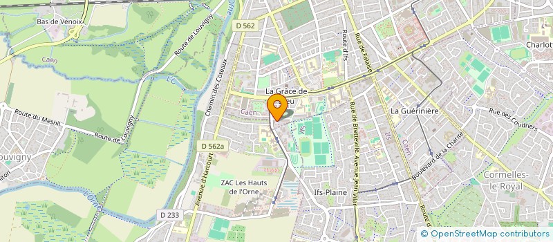 localisation de l'entreprise MADAME SYLVIE LONGUET à CAEN