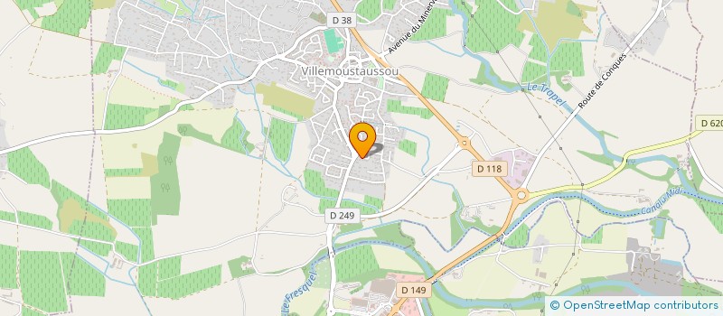 localisation de l'entreprise MADAME SYLVIE LOPES  VILLEMOUSTAUSSOU