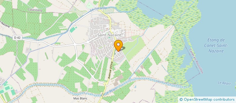 localisation de l'entreprise MADAME SYLVIE LOPEZ  SAINT-NAZAIRE