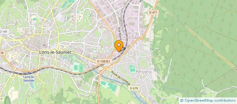 localisation de l'entreprise MADAME SYLVIE LOUPIAS  LONS-LE-SAUNIER