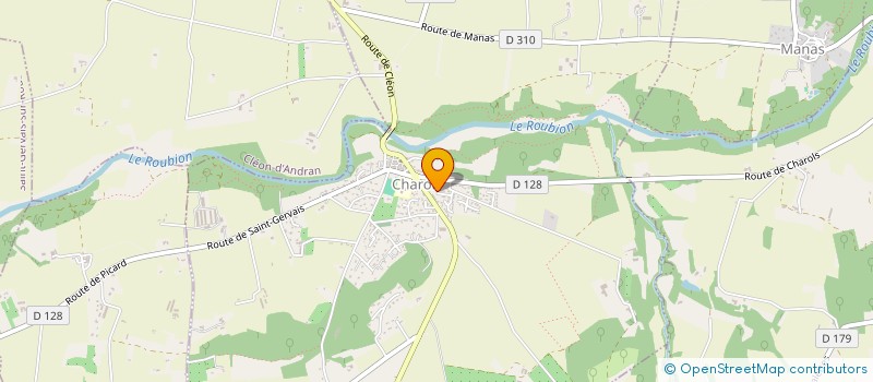 localisation de l'entreprise MADAME SYLVIE LOUX  CLEON-D'ANDRAN