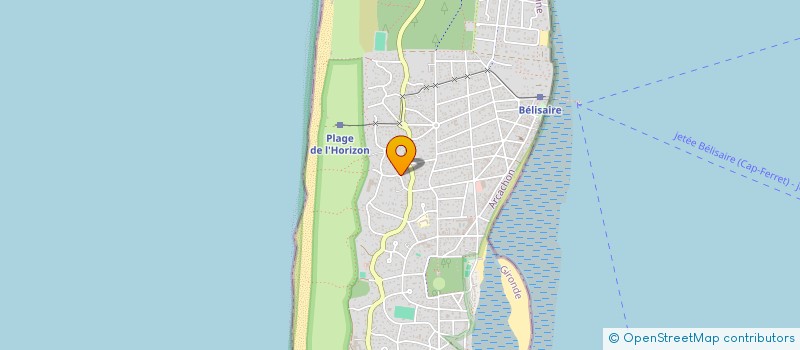 localisation de l'entreprise MADAME SYLVIE LUC  LEGE-CAP-FERRET