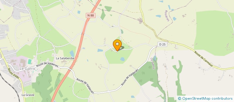 localisation de l'entreprise MADAME SYLVIE LUCAS  LE GARRIC