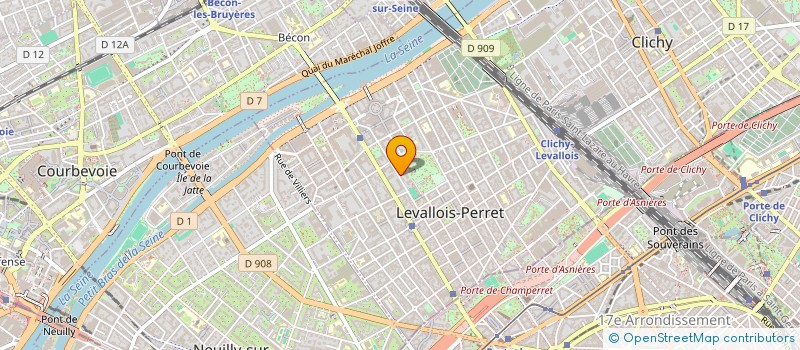 localisation de l'entreprise MADAME SYLVIE LUCCHESI à LEVALLOIS-PERRET