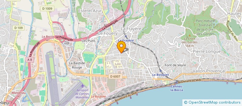 localisation de l'entreprise MADAME SYLVIE LUCCHINI  CANNES