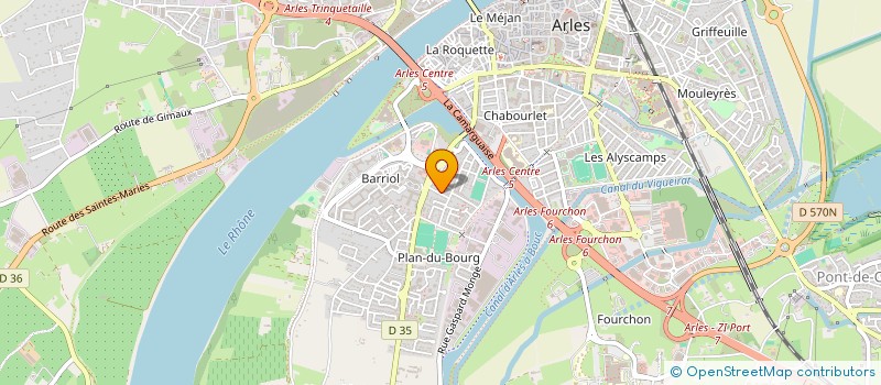 localisation de l'entreprise MADAME SYLVIE LUMBIERRES  ARLES