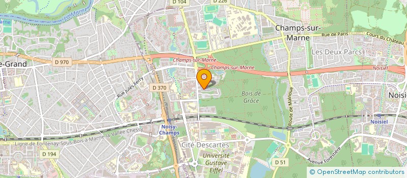 localisation de l'entreprise MADAME SYLVIE LY  CHAMPS-SUR-MARNE