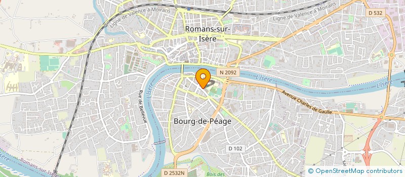 localisation de l'entreprise MADAME SYLVIE MACOU à BOURG-DE-PEAGE