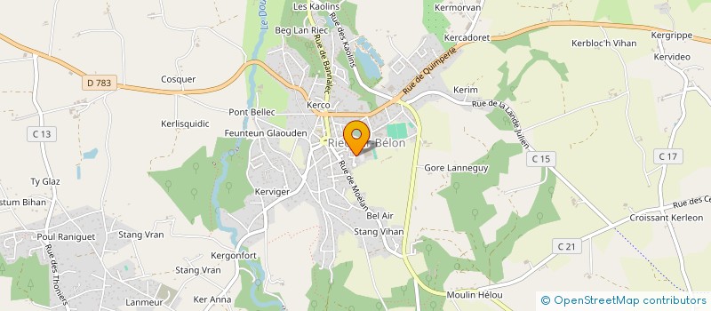 localisation de l'entreprise MADAME SYLVIE MADEC à RIEC-SUR-BELON