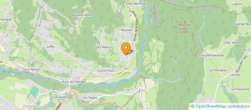 localisation de l'entreprise MADAME SYLVIE MADEIRA  FILLINGES