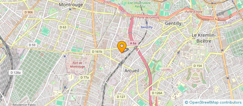 localisation de l'entreprise MADAME SYLVIE MAHIA  ARCUEIL