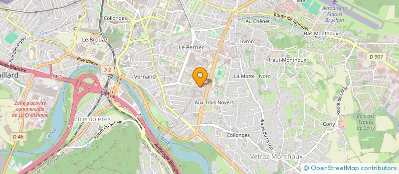 localisation de l'entreprise MADAME SYLVIE MAILLART  VETRAZ-MONTHOUX