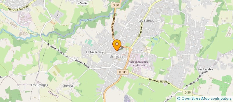 localisation de l'entreprise MADAME SYLVIE MAINIER à BRINDAS