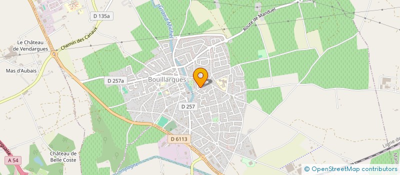 localisation de l'entreprise MADAME SYLVIE MAIRESSE  BOUILLARGUES