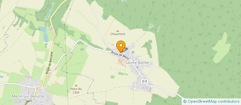 localisation de l'entreprise MADAME SYLVIE MAISON  SAINTE-BARBE