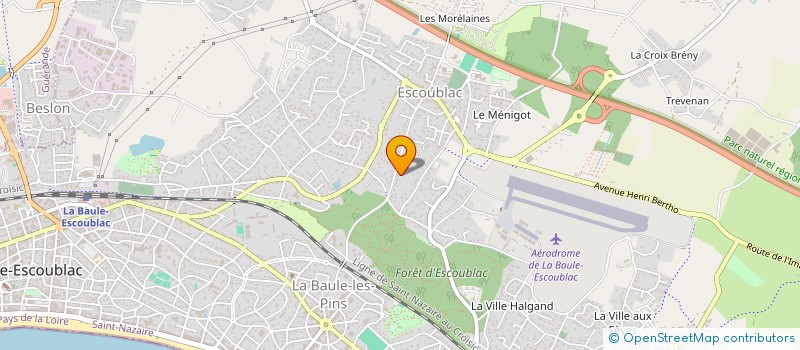 localisation de l'entreprise MADAME SYLVIE MALENFANT à LA BAULE-ESCOUBLAC