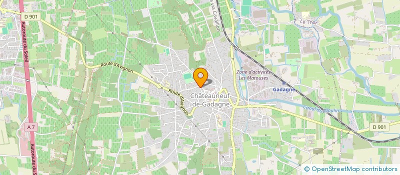 localisation de l'entreprise MADAME SYLVIE MALFILAIRE à CHATEAUNEUF-DE-GADAGNE