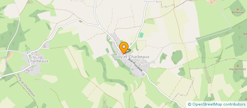 localisation de l'entreprise MADAME SYLVIE MALHAISE  PUILLY-ET-CHARBEAUX