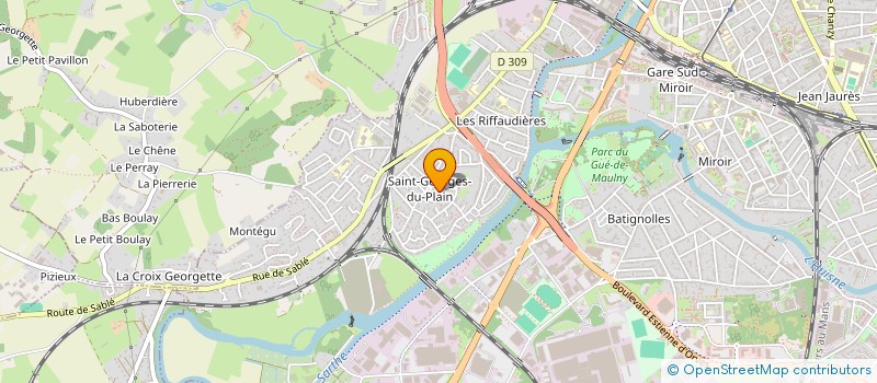 localisation de l'entreprise MADAME SYLVIE MALLER  LE MANS