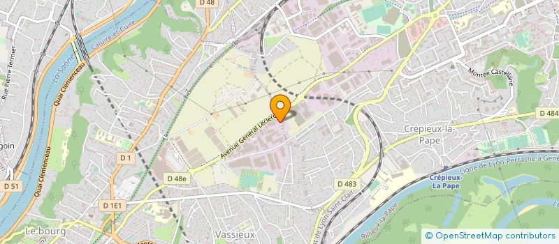 localisation de l'entreprise MADAME SYLVIE MANCONE  CALUIRE-ET-CUIRE