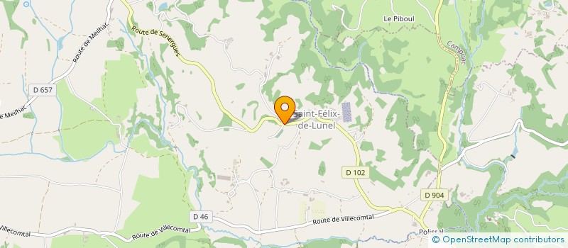 localisation de l'entreprise MADAME SYLVIE MANJOO  SAINT-FELIX-DE-LUNEL
