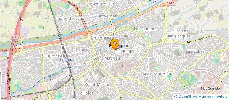 localisation de l'entreprise MADAME SYLVIE MARCEL-BATZENSCHLAGER à PERPIGNAN