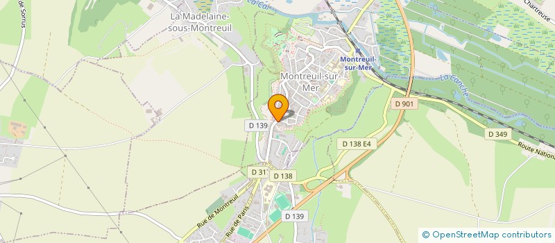 localisation de l'entreprise MADAME SYLVIE MARCHAND à MONTREUIL-SUR-MER