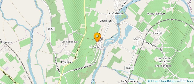 localisation de l'entreprise MADAME SYLVIE MARCHES  MOSNAC-SAINT-SIMEUX